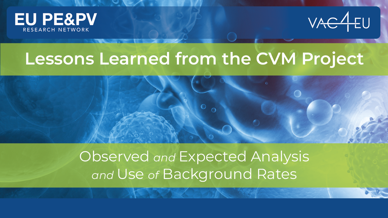Lessons Learned from CVM: Observed and Expected Analysis and Use of Background Rates